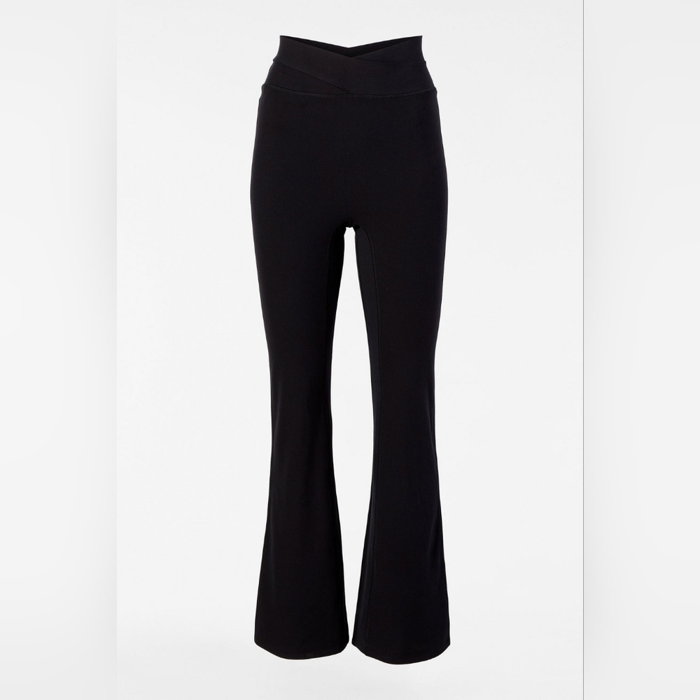 BANDIER Luna Wrap Flare Legging - Black